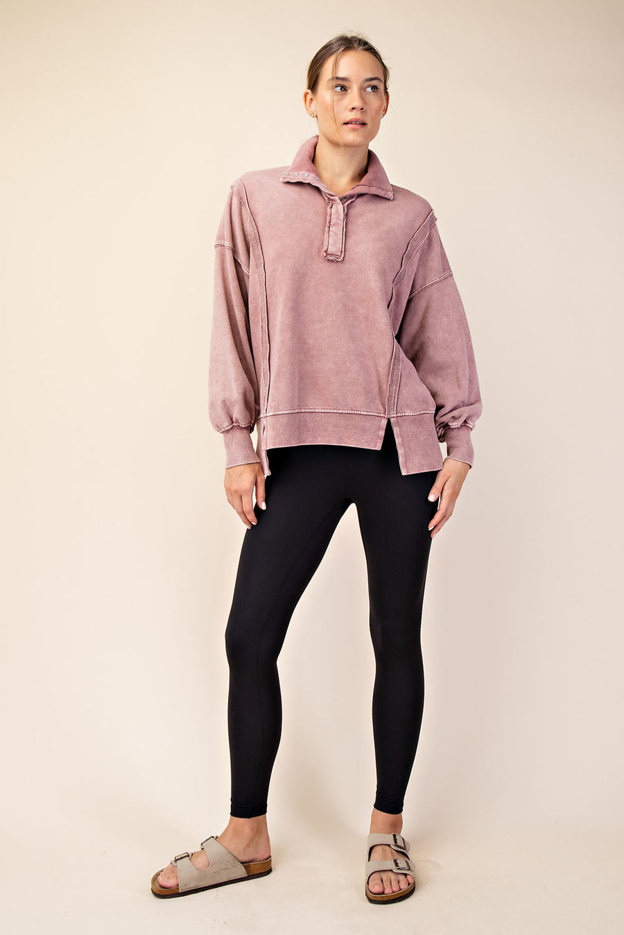 Mineral Wash French Terry Sweatshirt