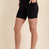 Plus 6" Biker Shorts W/ Side Pockets