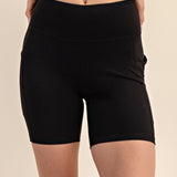 Plus 6" Biker Shorts W/ Side Pockets