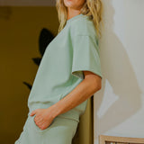 Modal Scuba Basic Short Sleeve Top