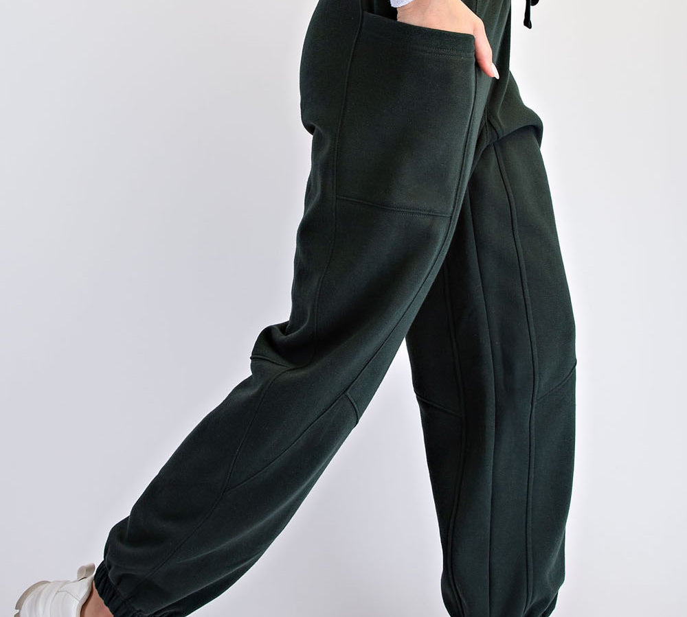 French Terry Fleece Jogger Sweatpants