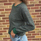 Raglan Sleeve Crewneck Sweatshirt
