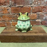 Green Terracotta Frog