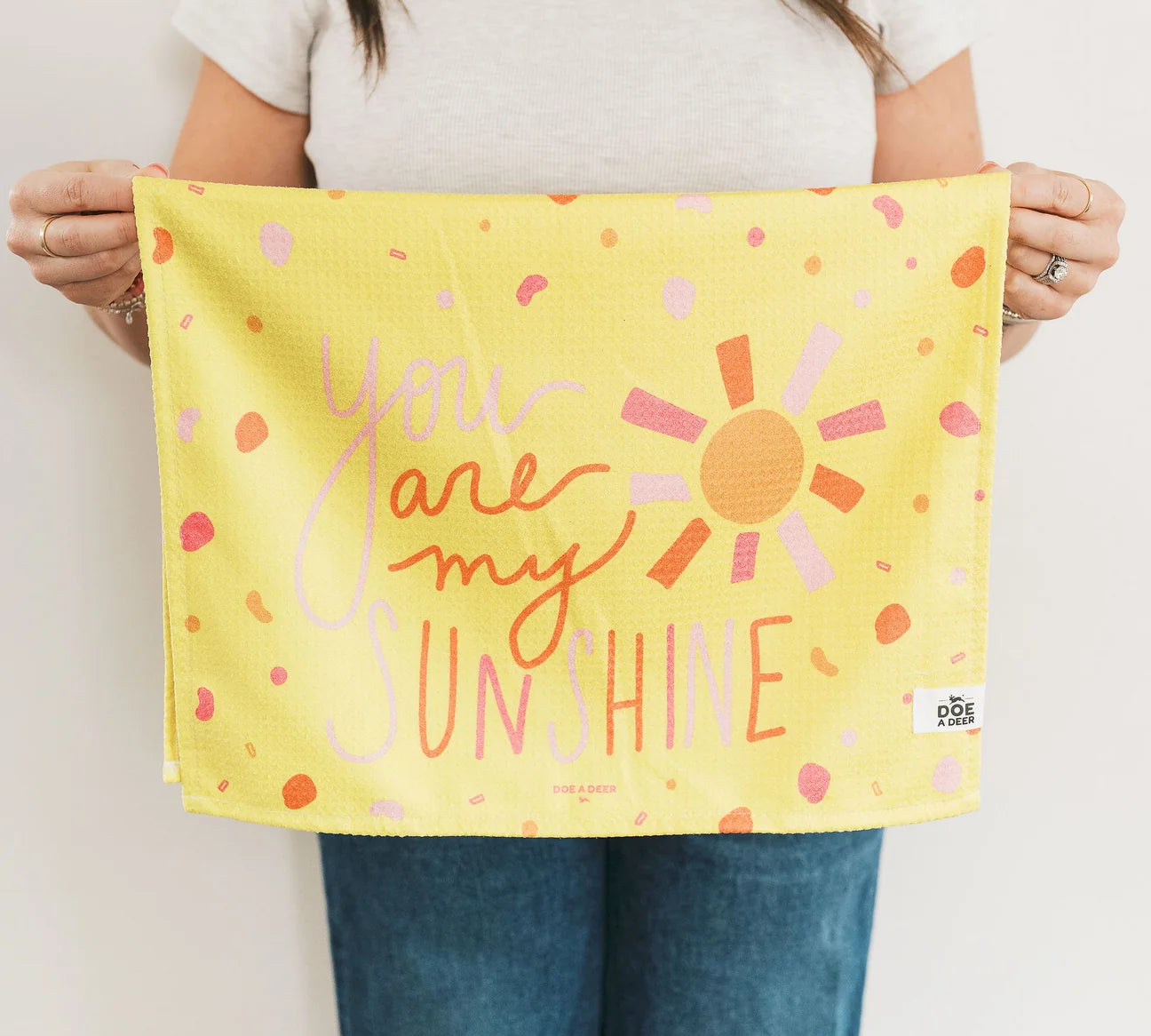 Doe a Deer Waffle Towel