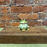 Green Terracotta Frog