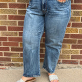 Judy Blue Plus Petite Marlow Arc Barrel Jean