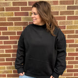 Mock Neck Sweatshirt