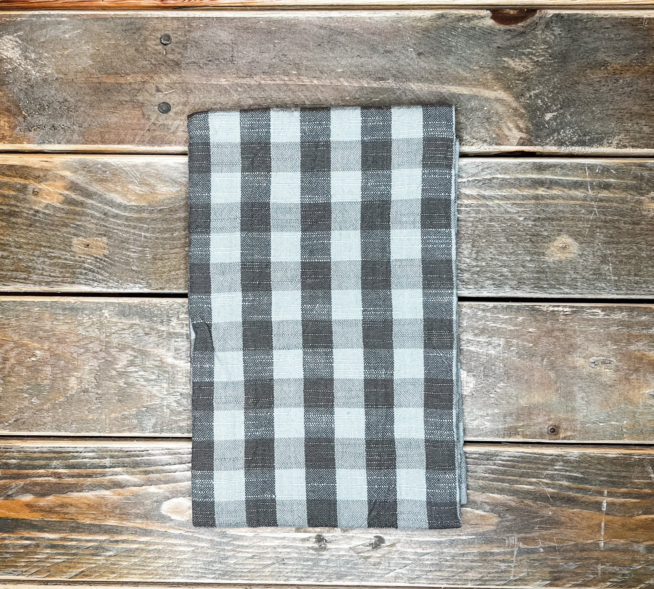 Check Pattern Cotton Tea Towel 28x18”