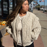 Quilted Bomber Jacket