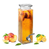 Tall Glass Beverage Dispenser 80oz