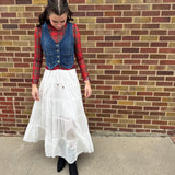 Long Tiered Maxi Skirt