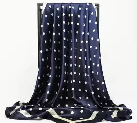 Large Polka Dot Print Bandana