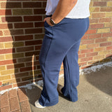 Plus Modal Scuba Straight Pants