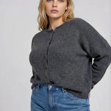 Plus Lightweight Button Down Cardigan