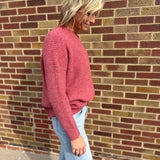 Long Sleeve Pullover Sweater w/Chest Pocket