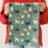 Doe A Deer Full Pattern Towel