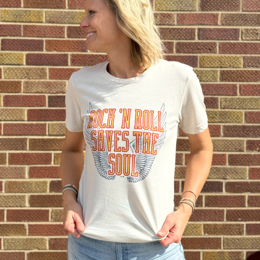 Rock & Roll Saves The Soul Tee