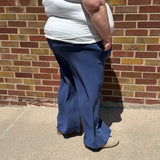 Plus Modal Scuba Cropped Wide Leg Pant