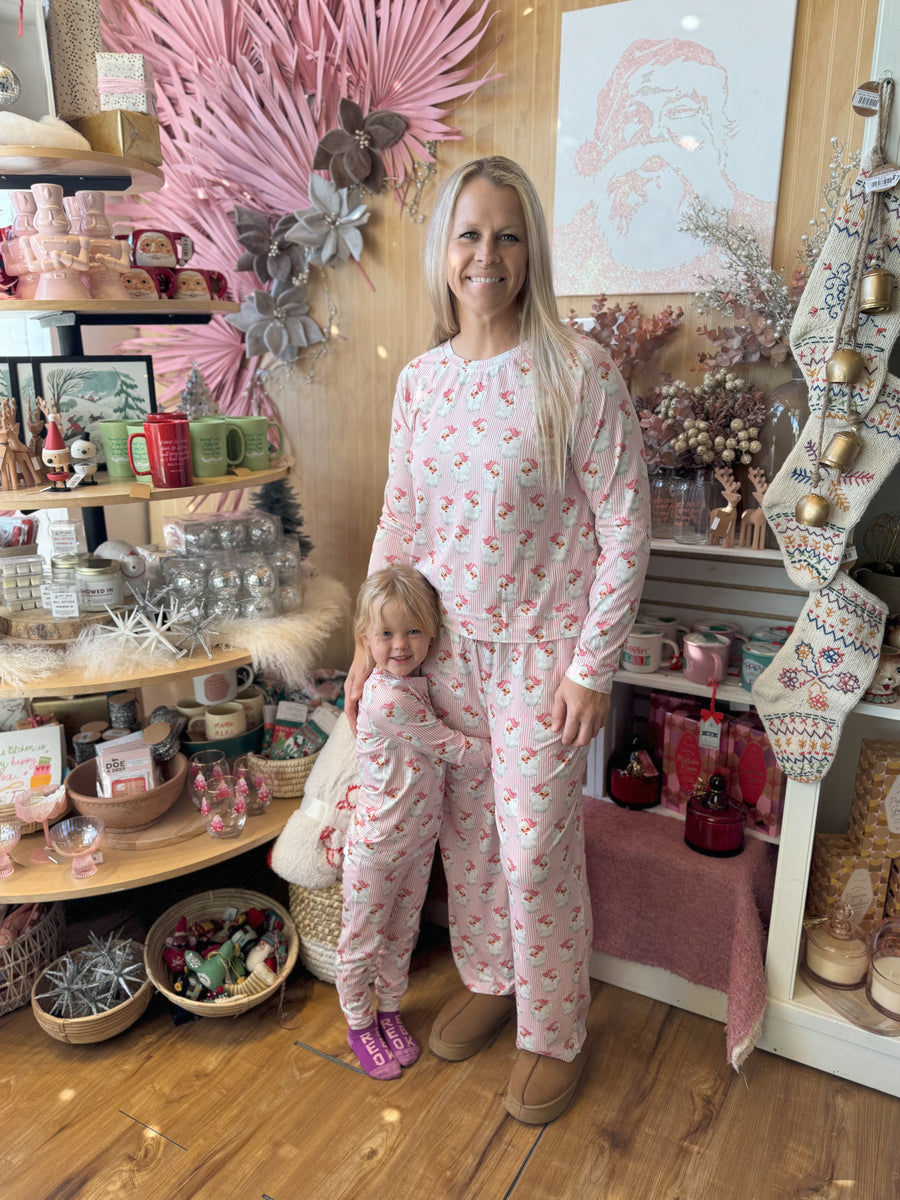 Santa Baby Pink Toddler Pajama