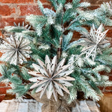 Recycled Paper Folding Snowflake Garland 6x72"