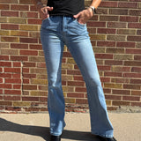 Vervet Just Fine High Rise Flare Jeans