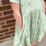 Toddler Spring Chicken Short Sleeve Dress