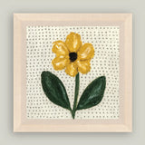 Polka Dot Daisy Art 8x8"