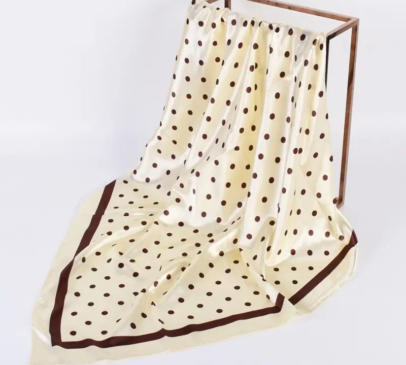 Large Polka Dot Print Bandana
