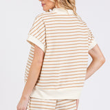 Striped Knit Shorts