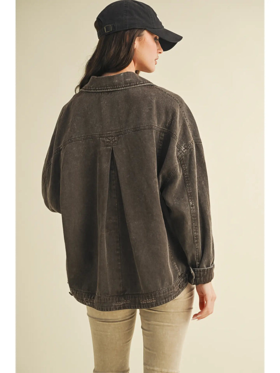 Espresso Denim Jacket