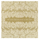 Vintage Lace His Love Sign 7x7"