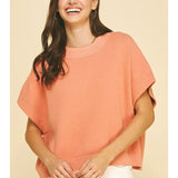 Dropped Shoulder Sweater Top