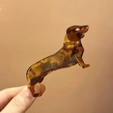 Weiner Dog Hair Clip