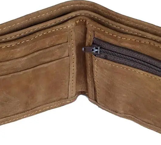 Leather Wallet w/Coin Pocket