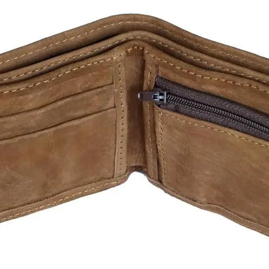 Leather Wallet w/Coin Pocket