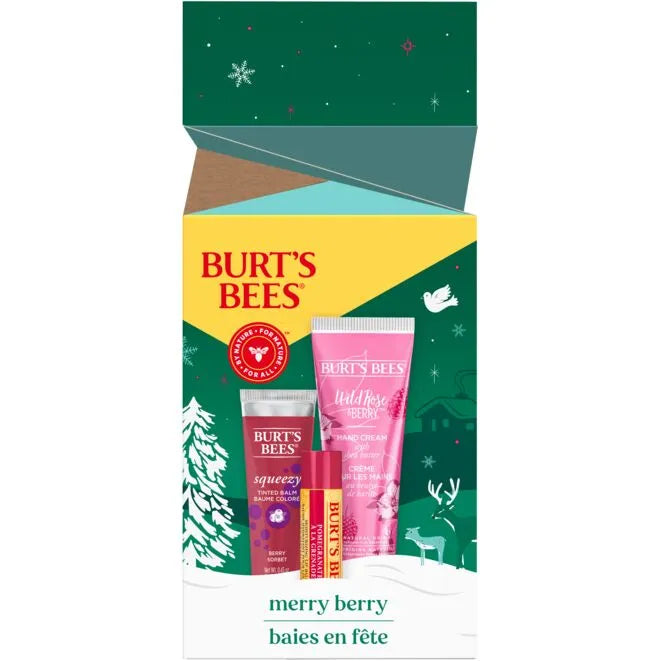 Burt's Bees Holiday Merry Berry Gift Set