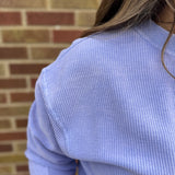 Pastel Luxe Corded Crew
