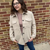 Wool Blend Shacket