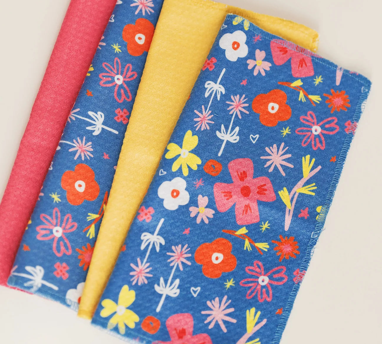Doe a Deer Waffle Cloths Set of 4