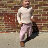 Kids Acid Washed Barrel Denim Pants