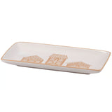 Rectangle Gingerbread House Platter