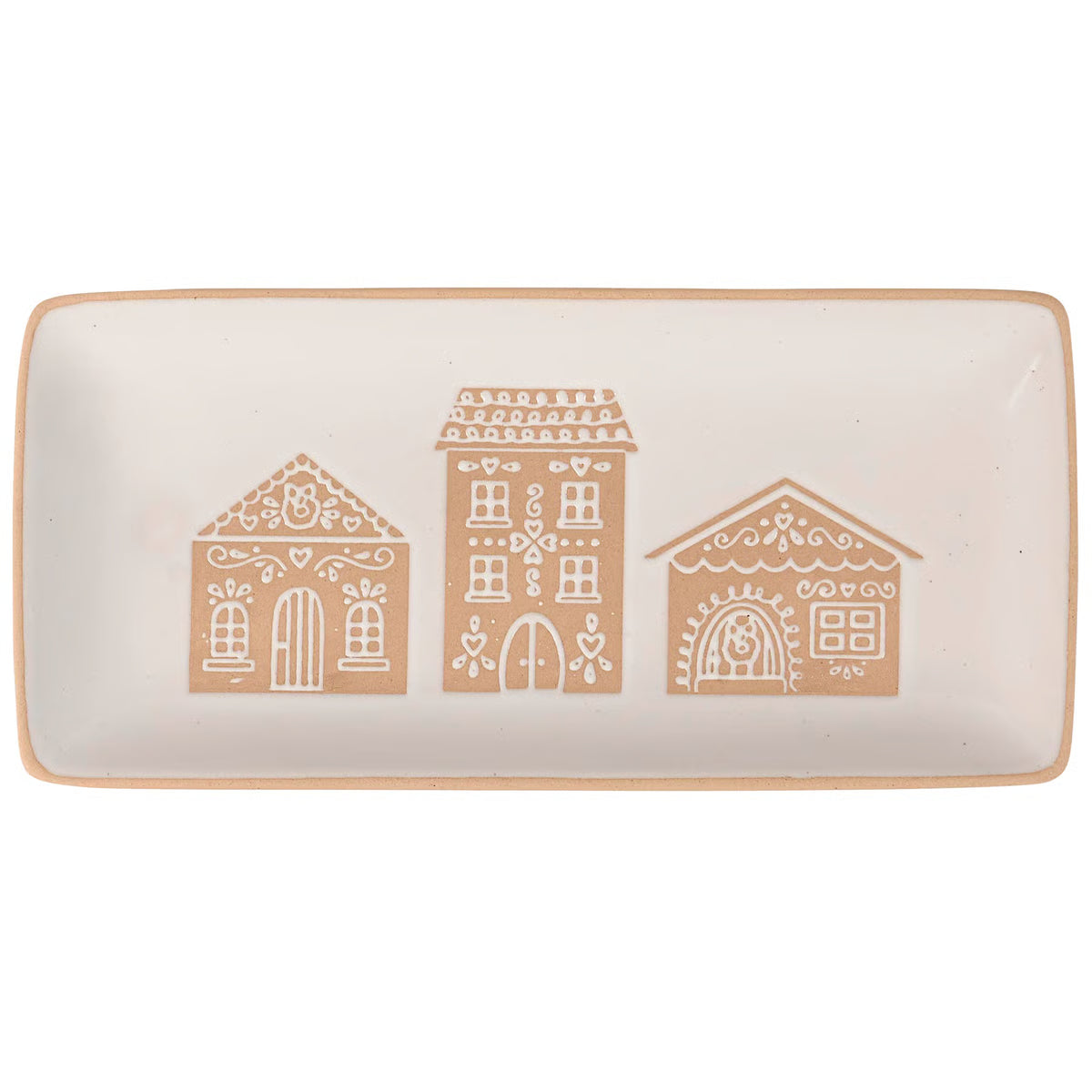 Rectangle Gingerbread House Platter – MarketPlaceManning