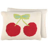 Cherries Pillow 15x10"