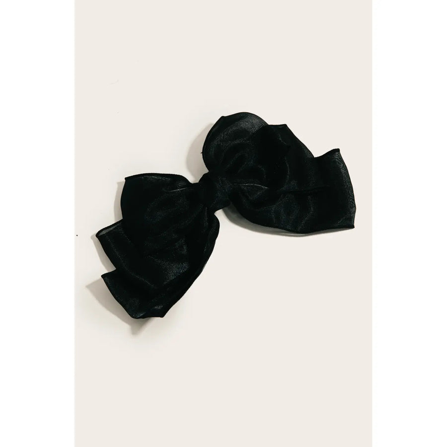 Layered Ribbon Bow Hair Clip