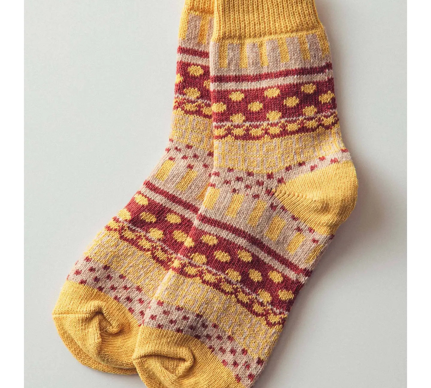 Colorful Isle Knit Socks
