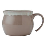 Brown Stoneware Soup Mug 22oz