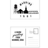 Manning, Iowa Postcard