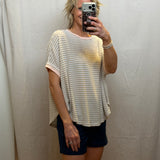 Boxy Stripe Top