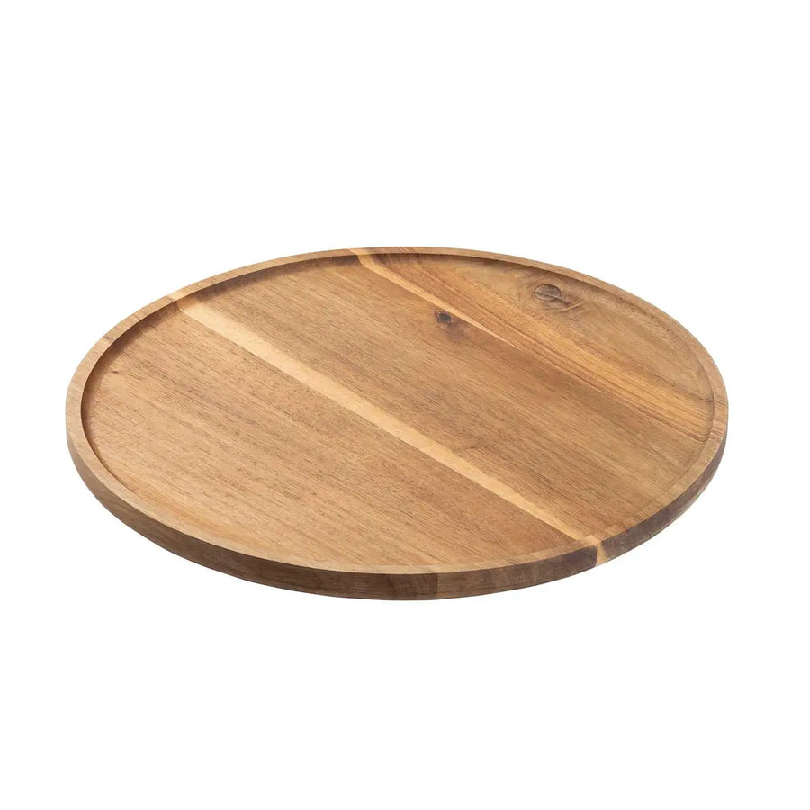 Wood Acacia Lazy Susan 13X13X1.625"