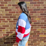 Mineral Wash American Flag Top